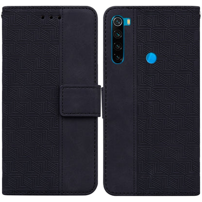 Geometric Embossed Leather Phone Case, For Xiaomi Redmi K50 / K50 Pro, For Xiaomi Redmi Note 7S / Note 7, For Xiaomi Redmi Note 8, For Xiaomi Redmi Note 8 Pro