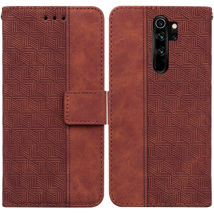 Geometric Embossed Leather Phone Case, For Xiaomi Redmi K50 / K50 Pro, For Xiaomi Redmi Note 7S / Note 7, For Xiaomi Redmi Note 8, For Xiaomi Redmi Note 8 Pro