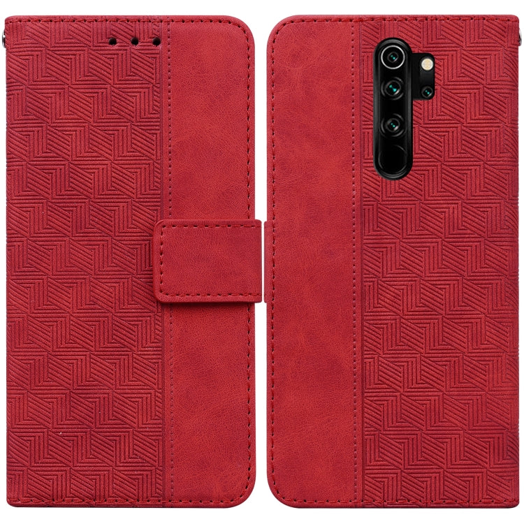Geometric Embossed Leather Phone Case, For Xiaomi Redmi K50 / K50 Pro, For Xiaomi Redmi Note 7S / Note 7, For Xiaomi Redmi Note 8, For Xiaomi Redmi Note 8 Pro
