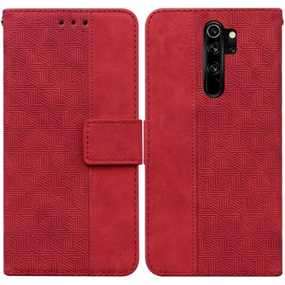 Geometric Embossed Leather Phone Case, For Xiaomi Redmi K50 / K50 Pro, For Xiaomi Redmi Note 7S / Note 7, For Xiaomi Redmi Note 8, For Xiaomi Redmi Note 8 Pro