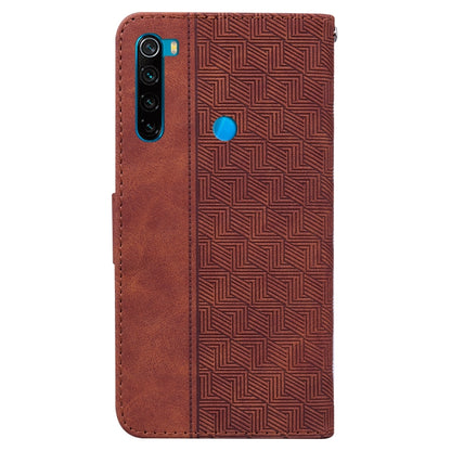 Geometric Embossed Leather Phone Case, For Xiaomi Redmi Note 8T, For Xiaomi Redmi Note 9 Pro / Note 9S, For Xiaomi Redmi Note 9 / 10X 4G, For Xiaomi Redmi Note 10 5G / Poco M3 Pro