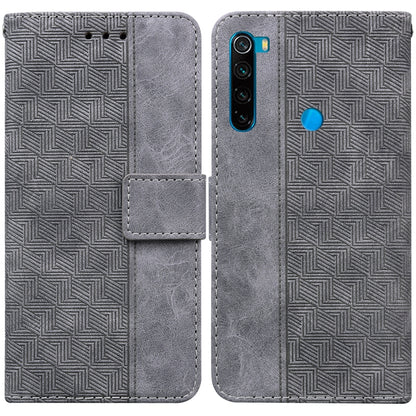 Geometric Embossed Leather Phone Case, For Xiaomi Redmi Note 8T, For Xiaomi Redmi Note 9 Pro / Note 9S, For Xiaomi Redmi Note 9 / 10X 4G, For Xiaomi Redmi Note 10 5G / Poco M3 Pro