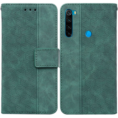 Geometric Embossed Leather Phone Case, For Xiaomi Redmi Note 8T, For Xiaomi Redmi Note 9 Pro / Note 9S, For Xiaomi Redmi Note 9 / 10X 4G, For Xiaomi Redmi Note 10 5G / Poco M3 Pro