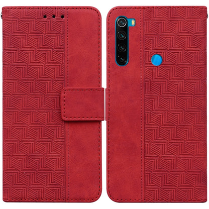 Geometric Embossed Leather Phone Case, For Xiaomi Redmi Note 8T, For Xiaomi Redmi Note 9 Pro / Note 9S, For Xiaomi Redmi Note 9 / 10X 4G, For Xiaomi Redmi Note 10 5G / Poco M3 Pro