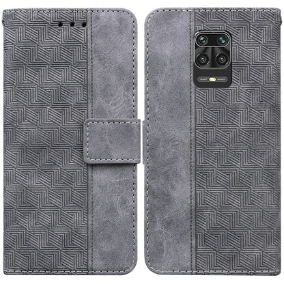 Geometric Embossed Leather Phone Case, For Xiaomi Redmi Note 8T, For Xiaomi Redmi Note 9 Pro / Note 9S, For Xiaomi Redmi Note 9 / 10X 4G, For Xiaomi Redmi Note 10 5G / Poco M3 Pro