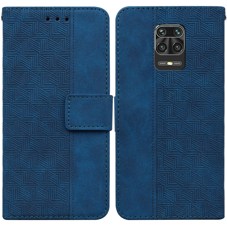 Geometric Embossed Leather Phone Case, For Xiaomi Redmi Note 8T, For Xiaomi Redmi Note 9 Pro / Note 9S, For Xiaomi Redmi Note 9 / 10X 4G, For Xiaomi Redmi Note 10 5G / Poco M3 Pro