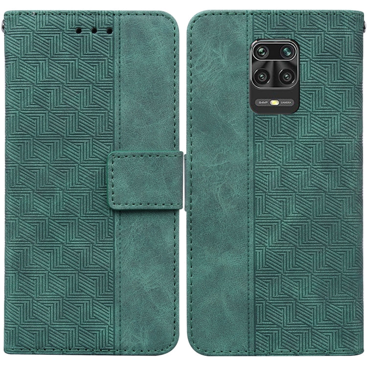 Geometric Embossed Leather Phone Case, For Xiaomi Redmi Note 8T, For Xiaomi Redmi Note 9 Pro / Note 9S, For Xiaomi Redmi Note 9 / 10X 4G, For Xiaomi Redmi Note 10 5G / Poco M3 Pro