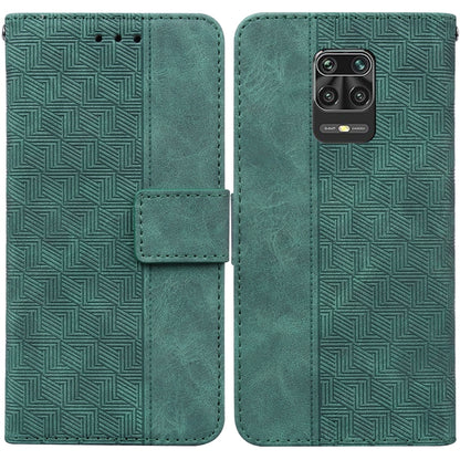 Geometric Embossed Leather Phone Case, For Xiaomi Redmi Note 8T, For Xiaomi Redmi Note 9 Pro / Note 9S, For Xiaomi Redmi Note 9 / 10X 4G, For Xiaomi Redmi Note 10 5G / Poco M3 Pro