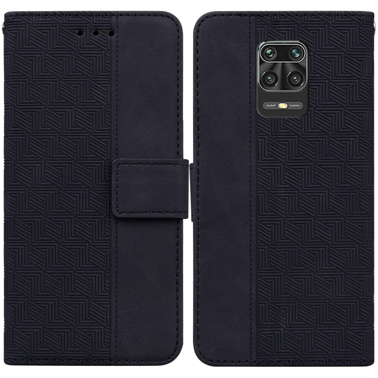 Geometric Embossed Leather Phone Case, For Xiaomi Redmi Note 8T, For Xiaomi Redmi Note 9 Pro / Note 9S, For Xiaomi Redmi Note 9 / 10X 4G, For Xiaomi Redmi Note 10 5G / Poco M3 Pro