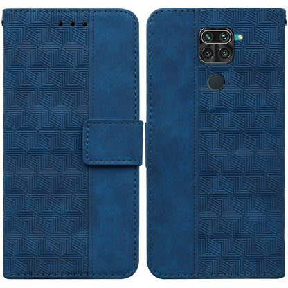 Geometric Embossed Leather Phone Case, For Xiaomi Redmi Note 8T, For Xiaomi Redmi Note 9 Pro / Note 9S, For Xiaomi Redmi Note 9 / 10X 4G, For Xiaomi Redmi Note 10 5G / Poco M3 Pro