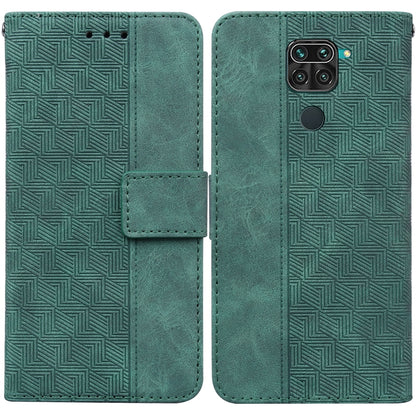 Geometric Embossed Leather Phone Case, For Xiaomi Redmi Note 8T, For Xiaomi Redmi Note 9 Pro / Note 9S, For Xiaomi Redmi Note 9 / 10X 4G, For Xiaomi Redmi Note 10 5G / Poco M3 Pro