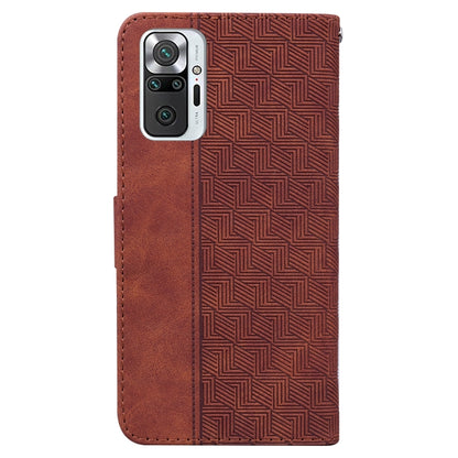 Geometric Embossed Leather Phone Case, For Xiaomi Redmi Note 10 Lite, For Xiaomi Redmi Note 11 Pro 5G / 4G Foreign Version, For Xiaomi Redmi Note 11 / Note 11S, For Xiaomi Redmi 10C