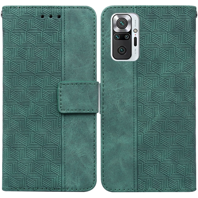 Geometric Embossed Leather Phone Case, For Xiaomi Redmi Note 10 Lite, For Xiaomi Redmi Note 11 Pro 5G / 4G Foreign Version, For Xiaomi Redmi Note 11 / Note 11S, For Xiaomi Redmi 10C