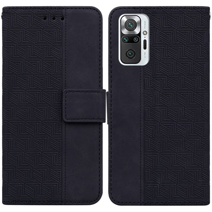 Geometric Embossed Leather Phone Case, For Xiaomi Redmi Note 10 Lite, For Xiaomi Redmi Note 11 Pro 5G / 4G Foreign Version, For Xiaomi Redmi Note 11 / Note 11S, For Xiaomi Redmi 10C