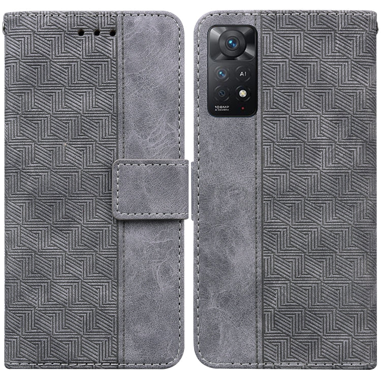 Geometric Embossed Leather Phone Case, For Xiaomi Redmi Note 10 Lite, For Xiaomi Redmi Note 11 Pro 5G / 4G Foreign Version, For Xiaomi Redmi Note 11 / Note 11S, For Xiaomi Redmi 10C