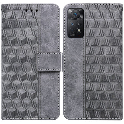 Geometric Embossed Leather Phone Case, For Xiaomi Redmi Note 10 Lite, For Xiaomi Redmi Note 11 Pro 5G / 4G Foreign Version, For Xiaomi Redmi Note 11 / Note 11S, For Xiaomi Redmi 10C