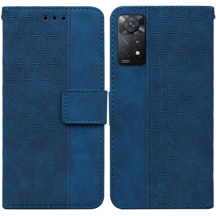 Geometric Embossed Leather Phone Case, For Xiaomi Redmi Note 10 Lite, For Xiaomi Redmi Note 11 Pro 5G / 4G Foreign Version, For Xiaomi Redmi Note 11 / Note 11S, For Xiaomi Redmi 10C