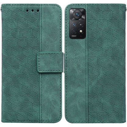 Geometric Embossed Leather Phone Case, For Xiaomi Redmi Note 10 Lite, For Xiaomi Redmi Note 11 Pro 5G / 4G Foreign Version, For Xiaomi Redmi Note 11 / Note 11S, For Xiaomi Redmi 10C