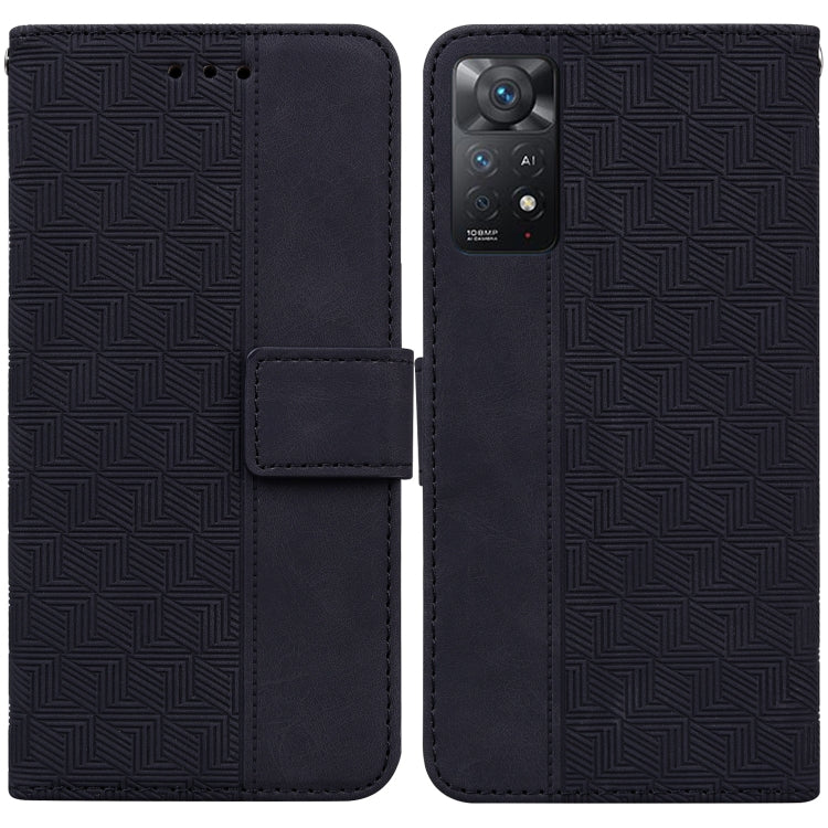 Geometric Embossed Leather Phone Case, For Xiaomi Redmi Note 10 Lite, For Xiaomi Redmi Note 11 Pro 5G / 4G Foreign Version, For Xiaomi Redmi Note 11 / Note 11S, For Xiaomi Redmi 10C