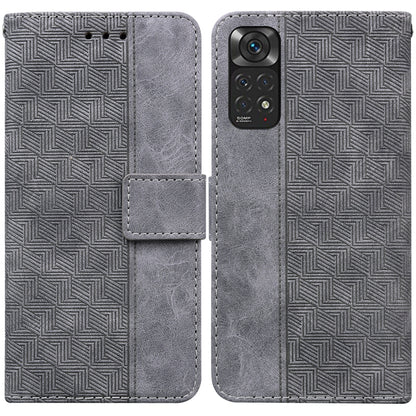 Geometric Embossed Leather Phone Case, For Xiaomi Redmi Note 10 Lite, For Xiaomi Redmi Note 11 Pro 5G / 4G Foreign Version, For Xiaomi Redmi Note 11 / Note 11S, For Xiaomi Redmi 10C
