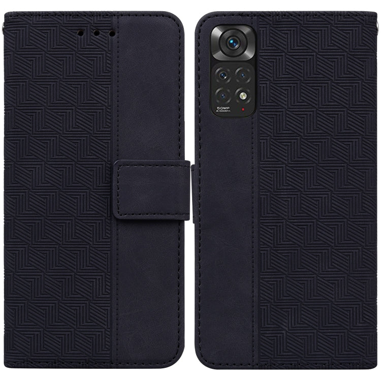 Geometric Embossed Leather Phone Case, For Xiaomi Redmi Note 10 Lite, For Xiaomi Redmi Note 11 Pro 5G / 4G Foreign Version, For Xiaomi Redmi Note 11 / Note 11S, For Xiaomi Redmi 10C