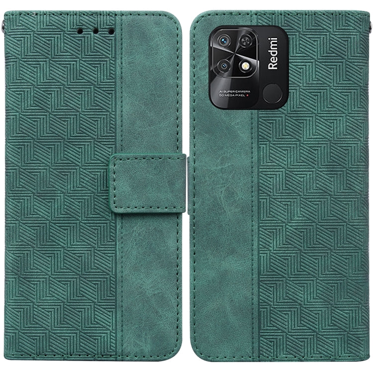 Geometric Embossed Leather Phone Case, For Xiaomi Redmi Note 10 Lite, For Xiaomi Redmi Note 11 Pro 5G / 4G Foreign Version, For Xiaomi Redmi Note 11 / Note 11S, For Xiaomi Redmi 10C