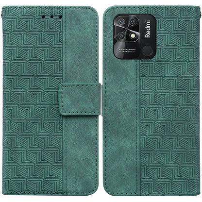 Geometric Embossed Leather Phone Case, For Xiaomi Redmi Note 10 Lite, For Xiaomi Redmi Note 11 Pro 5G / 4G Foreign Version, For Xiaomi Redmi Note 11 / Note 11S, For Xiaomi Redmi 10C