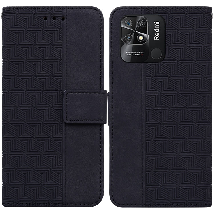 Geometric Embossed Leather Phone Case, For Xiaomi Redmi Note 10 Lite, For Xiaomi Redmi Note 11 Pro 5G / 4G Foreign Version, For Xiaomi Redmi Note 11 / Note 11S, For Xiaomi Redmi 10C