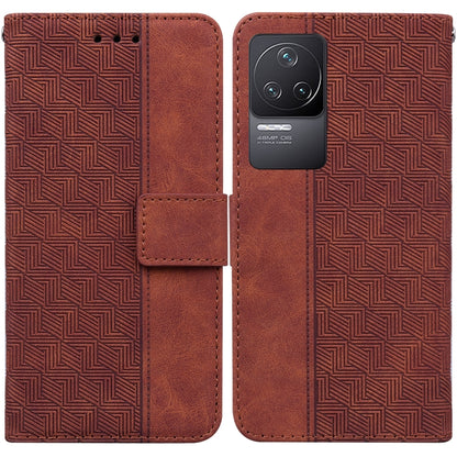 Geometric Embossed Leather Phone Case, For Xiaomi Redmi K40S, For Xiaomi Mi 11, For Xiaomi Mi 11 Pro, For Xiaomi Mi 11T / 11T Pro