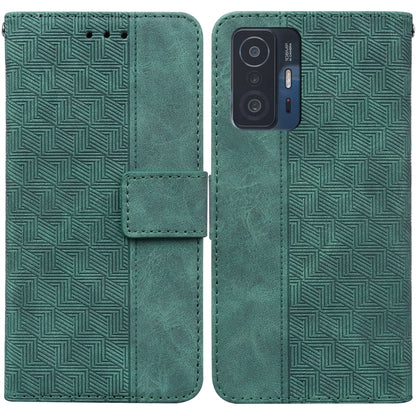Geometric Embossed Leather Phone Case, For Xiaomi Redmi K40S, For Xiaomi Mi 11, For Xiaomi Mi 11 Pro, For Xiaomi Mi 11T / 11T Pro