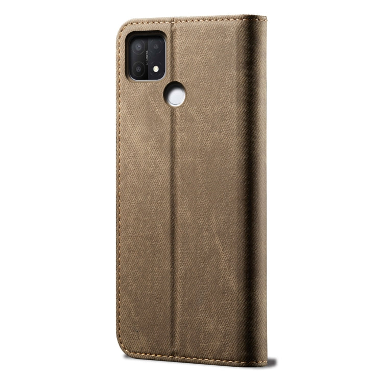Denim Texture Casual Style Leather Phone Case, For OPPO A35 / A15 / A15S, For OPPO Realme C35, For OPPO Realme Q3T / K9S / Realme Q3s, For OPPO Realme 9 Pro, For OPPO Realme 9 Pro+