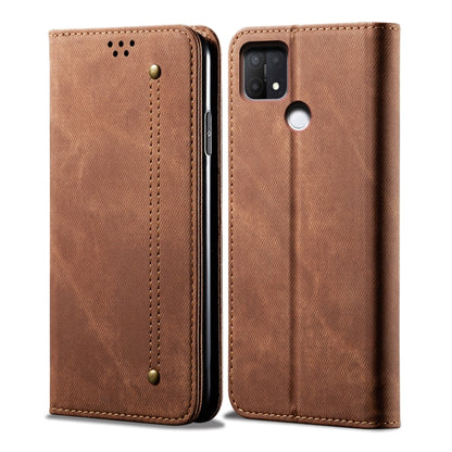 Denim Texture Casual Style Leather Phone Case, For OPPO A35 / A15 / A15S, For OPPO Realme C35, For OPPO Realme Q3T / K9S / Realme Q3s, For OPPO Realme 9 Pro, For OPPO Realme 9 Pro+