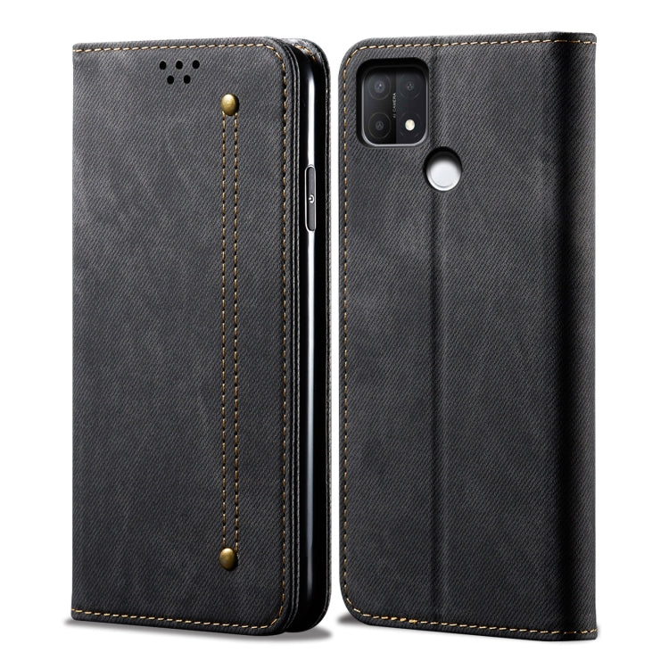 Denim Texture Casual Style Leather Phone Case, For OPPO A35 / A15 / A15S, For OPPO Realme C35, For OPPO Realme Q3T / K9S / Realme Q3s, For OPPO Realme 9 Pro, For OPPO Realme 9 Pro+