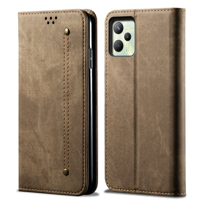 Denim Texture Casual Style Leather Phone Case, For OPPO A35 / A15 / A15S, For OPPO Realme C35, For OPPO Realme Q3T / K9S / Realme Q3s, For OPPO Realme 9 Pro, For OPPO Realme 9 Pro+