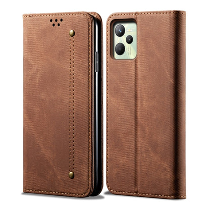 Denim Texture Casual Style Leather Phone Case, For OPPO A35 / A15 / A15S, For OPPO Realme C35, For OPPO Realme Q3T / K9S / Realme Q3s, For OPPO Realme 9 Pro, For OPPO Realme 9 Pro+