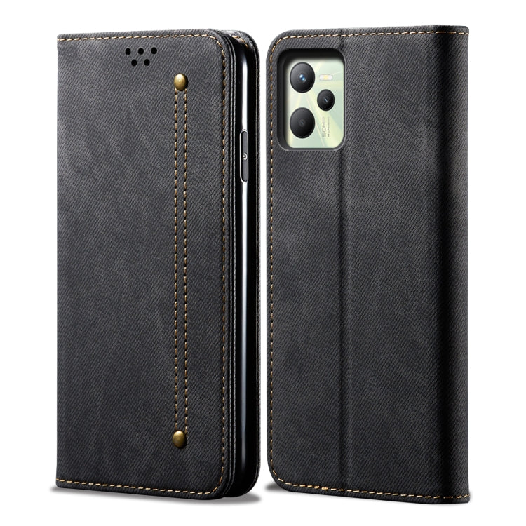 Denim Texture Casual Style Leather Phone Case, For OPPO A35 / A15 / A15S, For OPPO Realme C35, For OPPO Realme Q3T / K9S / Realme Q3s, For OPPO Realme 9 Pro, For OPPO Realme 9 Pro+