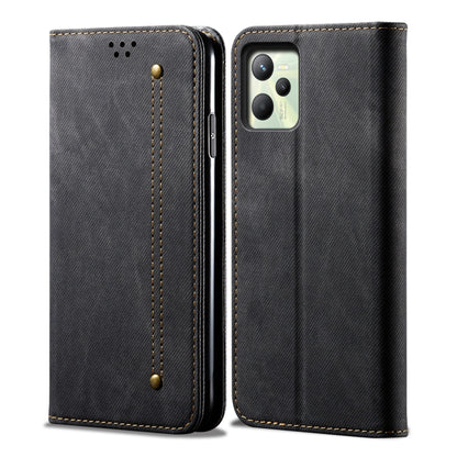 Denim Texture Casual Style Leather Phone Case, For OPPO A35 / A15 / A15S, For OPPO Realme C35, For OPPO Realme Q3T / K9S / Realme Q3s, For OPPO Realme 9 Pro, For OPPO Realme 9 Pro+