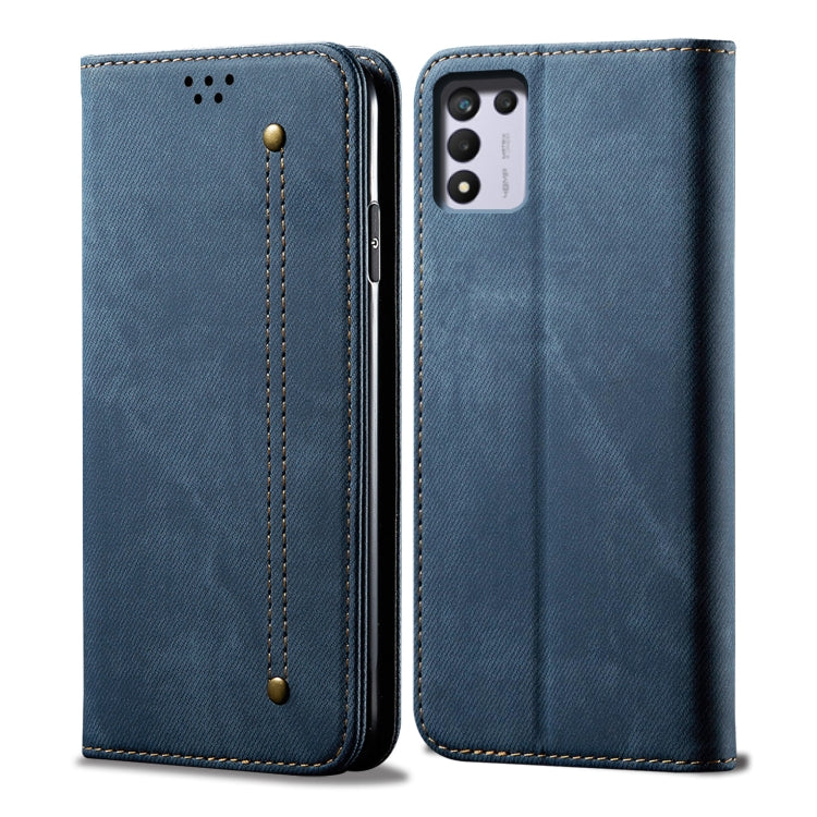 Denim Texture Casual Style Leather Phone Case, For OPPO A35 / A15 / A15S, For OPPO Realme C35, For OPPO Realme Q3T / K9S / Realme Q3s, For OPPO Realme 9 Pro, For OPPO Realme 9 Pro+
