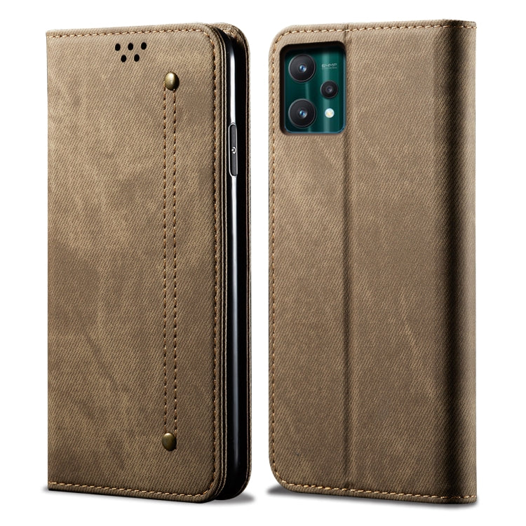 Denim Texture Casual Style Leather Phone Case, For OPPO A35 / A15 / A15S, For OPPO Realme C35, For OPPO Realme Q3T / K9S / Realme Q3s, For OPPO Realme 9 Pro, For OPPO Realme 9 Pro+