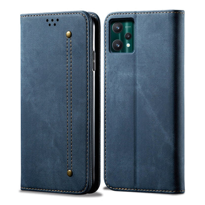 Denim Texture Casual Style Leather Phone Case, For OPPO A35 / A15 / A15S, For OPPO Realme C35, For OPPO Realme Q3T / K9S / Realme Q3s, For OPPO Realme 9 Pro, For OPPO Realme 9 Pro+