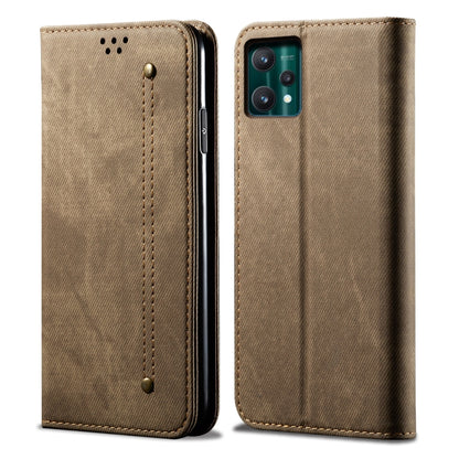Denim Texture Casual Style Leather Phone Case, For OPPO A35 / A15 / A15S, For OPPO Realme C35, For OPPO Realme Q3T / K9S / Realme Q3s, For OPPO Realme 9 Pro, For OPPO Realme 9 Pro+