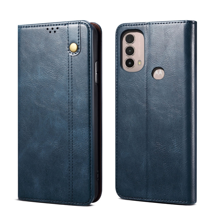 Oil Wax Crazy Horse Texture Leather Phone Case, For Motorola Moto E40 / E30 / E20, For OnePlus Nord N20 5G, For Google Pixel 6a, For Xiaomi Redmi Note 11 Pro 4G / 5G