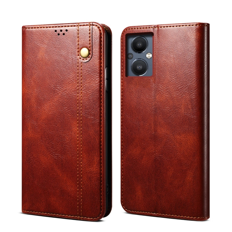 Oil Wax Crazy Horse Texture Leather Phone Case, For Motorola Moto E40 / E30 / E20, For OnePlus Nord N20 5G, For Google Pixel 6a, For Xiaomi Redmi Note 11 Pro 4G / 5G