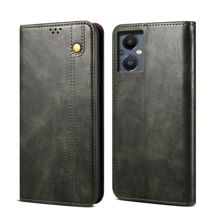 Oil Wax Crazy Horse Texture Leather Phone Case, For Motorola Moto E40 / E30 / E20, For OnePlus Nord N20 5G, For Google Pixel 6a, For Xiaomi Redmi Note 11 Pro 4G / 5G