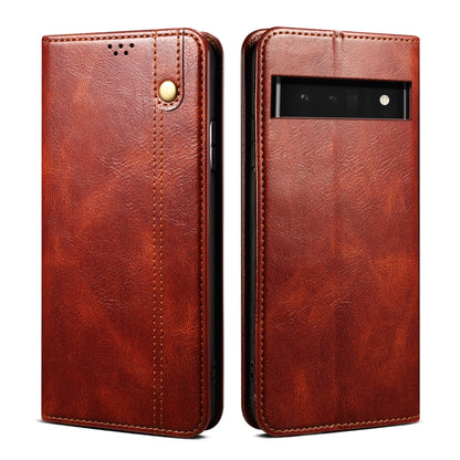 Oil Wax Crazy Horse Texture Leather Phone Case, For Motorola Moto E40 / E30 / E20, For OnePlus Nord N20 5G, For Google Pixel 6a, For Xiaomi Redmi Note 11 Pro 4G / 5G