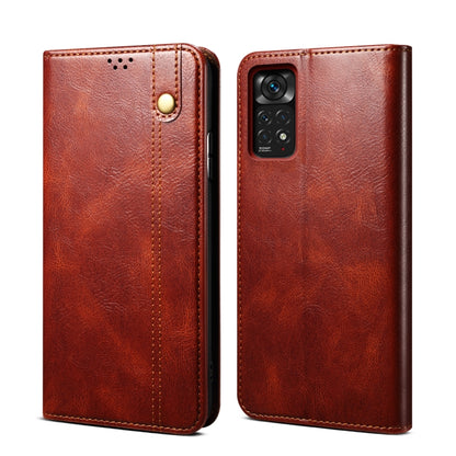 Oil Wax Crazy Horse Texture Leather Phone Case, For Motorola Moto E40 / E30 / E20, For OnePlus Nord N20 5G, For Google Pixel 6a, For Xiaomi Redmi Note 11 Pro 4G / 5G
