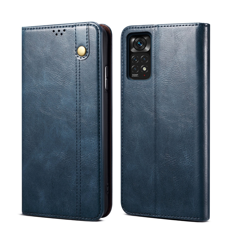 Oil Wax Crazy Horse Texture Leather Phone Case, For Motorola Moto E40 / E30 / E20, For OnePlus Nord N20 5G, For Google Pixel 6a, For Xiaomi Redmi Note 11 Pro 4G / 5G