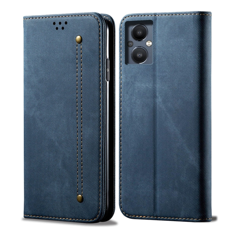 Denim Texture Flip Leather Phone Case, For Motorola Moto E40 / E30 / E20, For OnePlus Nord N20 5G, For Google Pixel 6a, For Xiaomi Redmi Note 11 Pro 4G / 5G