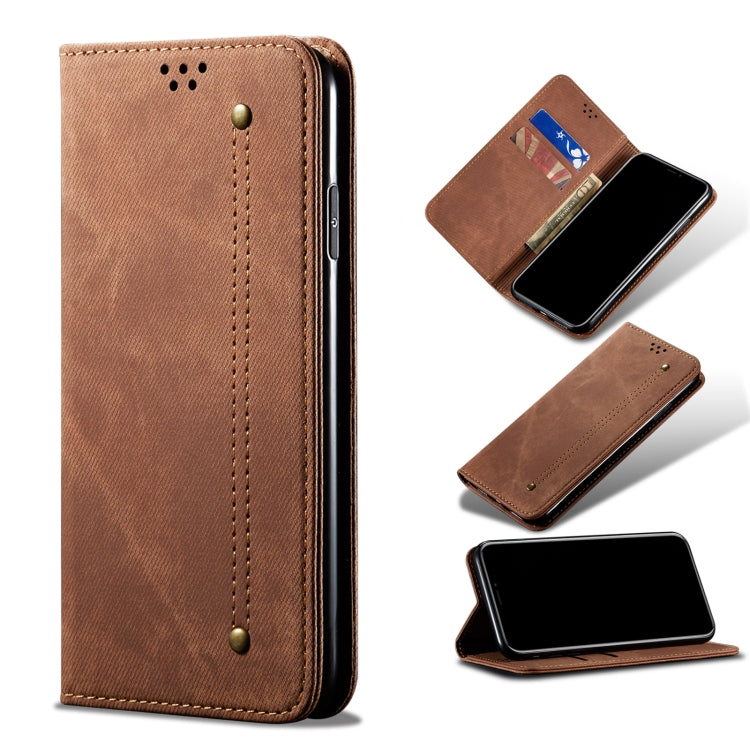 Denim Texture Flip Leather Phone Case, For Motorola Moto E40 / E30 / E20, For OnePlus Nord N20 5G, For Google Pixel 6a, For Xiaomi Redmi Note 11 Pro 4G / 5G