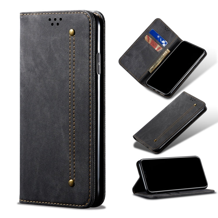 Denim Texture Flip Leather Phone Case, For Motorola Moto E40 / E30 / E20, For OnePlus Nord N20 5G, For Google Pixel 6a, For Xiaomi Redmi Note 11 Pro 4G / 5G